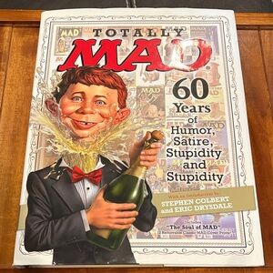 Totally MAD: 60 Years of Humor Satire & Stupidity, Hardcover w/ Bonus Poster
